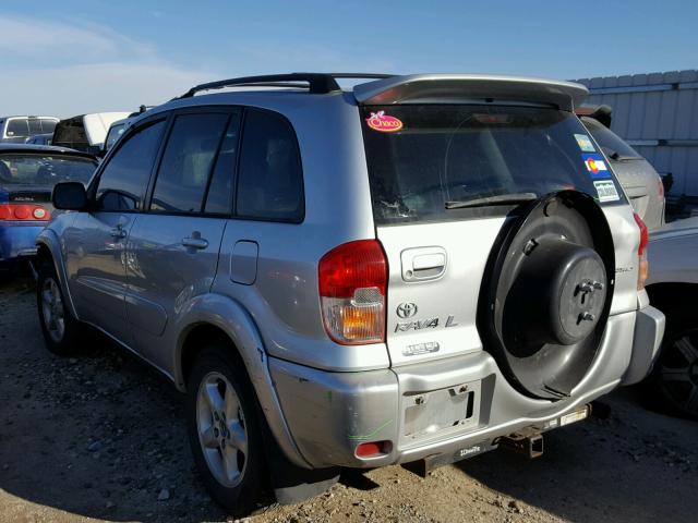 JTEHH20VX36093190 - 2003 TOYOTA RAV4 SILVER photo 3