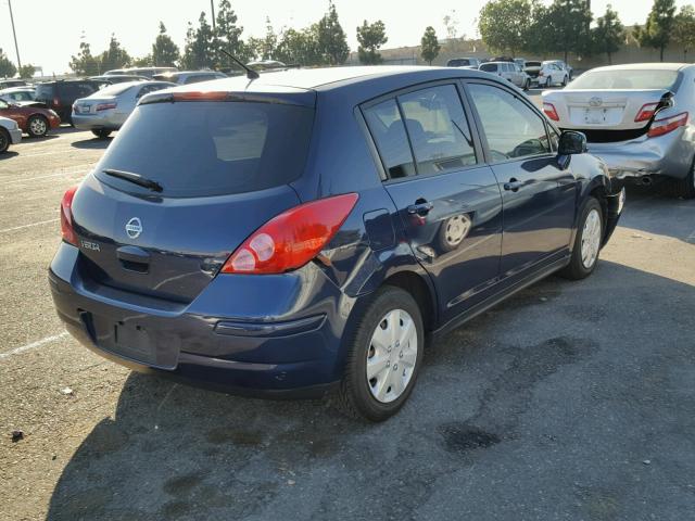 3N1BC1CP4CK800640 - 2012 NISSAN VERSA S BLUE photo 4