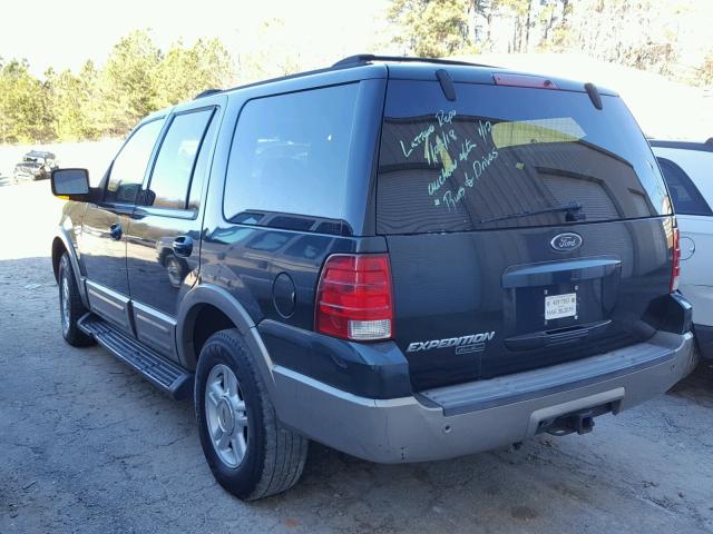 1FMEU17W73LA06810 - 2003 FORD EXPEDITION GREEN photo 3