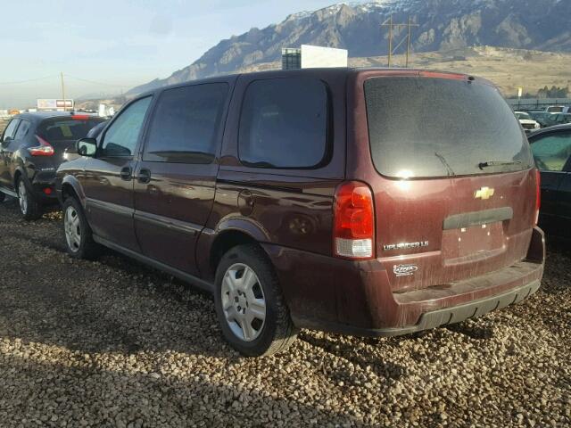 1GNDV23L56D138873 - 2006 CHEVROLET UPLANDER L BURGUNDY photo 3