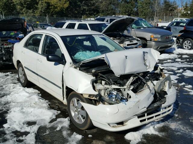 JTDBR32E142044222 - 2004 TOYOTA COROLLA CE WHITE photo 1