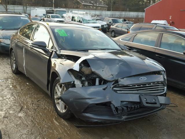 3FA6P0H73GR234804 - 2016 FORD FUSION SE GRAY photo 1