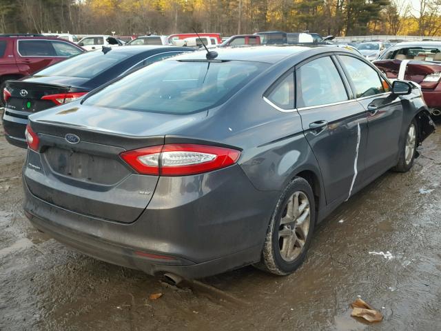 3FA6P0H73GR234804 - 2016 FORD FUSION SE GRAY photo 4