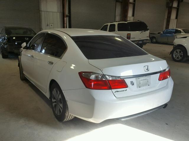 1HGCR2F30EA061416 - 2014 HONDA ACCORD LX WHITE photo 3