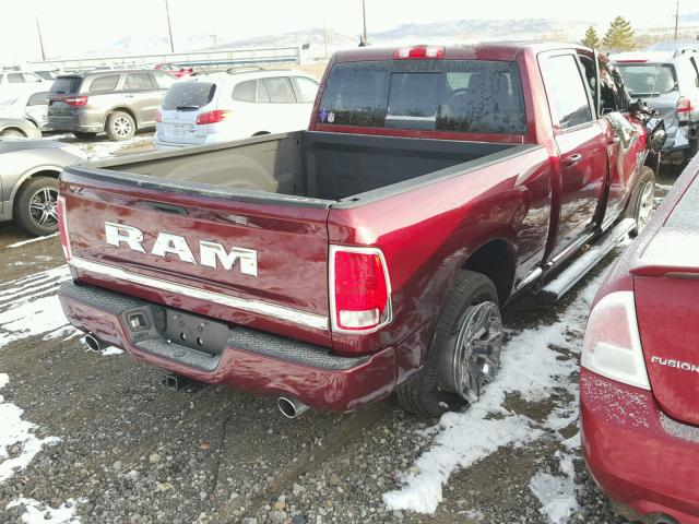 1C6RR7WMXHS528345 - 2017 RAM 1500 LONGH MAROON photo 4