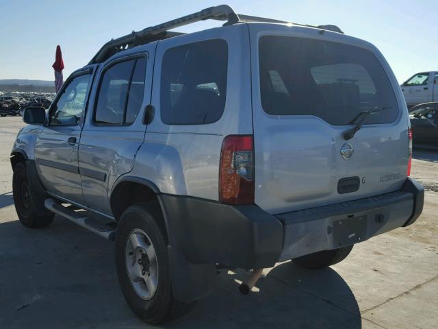 5N1ED28T62C566553 - 2002 NISSAN XTERRA XE SILVER photo 3