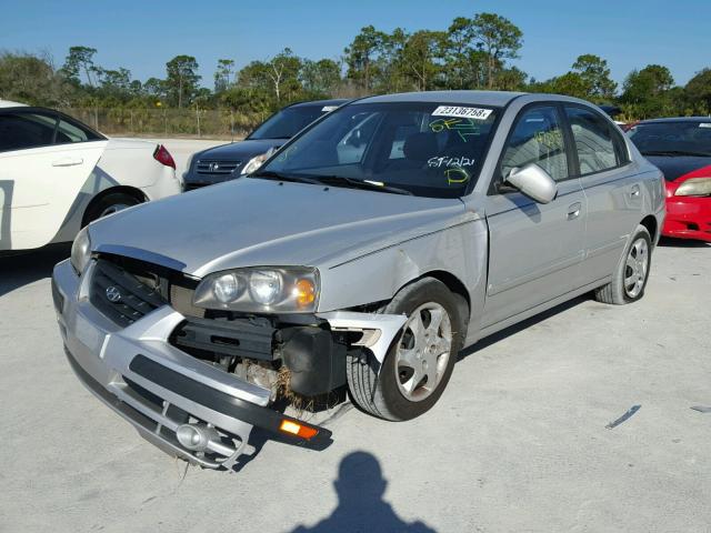 KMHDN46D46U364911 - 2006 HYUNDAI ELANTRA GL SILVER photo 2