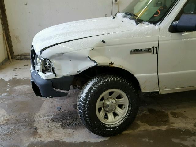 1FTYR11UX6PA26895 - 2006 FORD RANGER WHITE photo 9