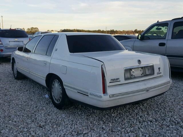 1G6KD54Y9WU783687 - 1998 CADILLAC DEVILLE WHITE photo 3