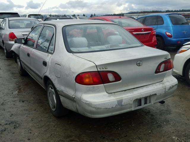 1NXBR12E7XZ301957 - 1999 TOYOTA COROLLA VE GRAY photo 3