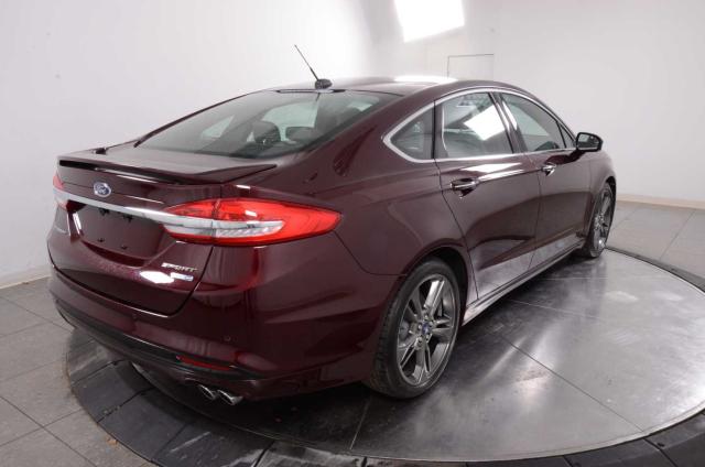 3FA6P0VP5HR350124 - 2017 FORD FUSION SPO BURGUNDY photo 4