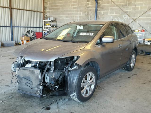 JM3ER2W33A0321886 - 2010 MAZDA CX-7 SILVER photo 2