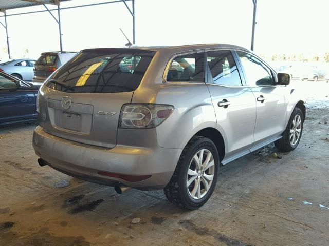 JM3ER2W33A0321886 - 2010 MAZDA CX-7 SILVER photo 4