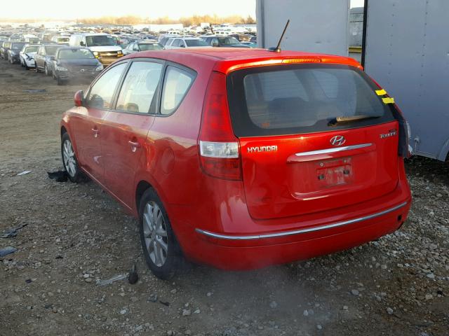 KMHDC86E49U039217 - 2009 HYUNDAI ELANTRA TO RED photo 3