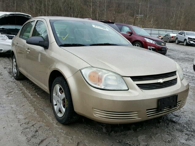 1G1AK55F677204658 - 2007 CHEVROLET COBALT LS GOLD photo 1