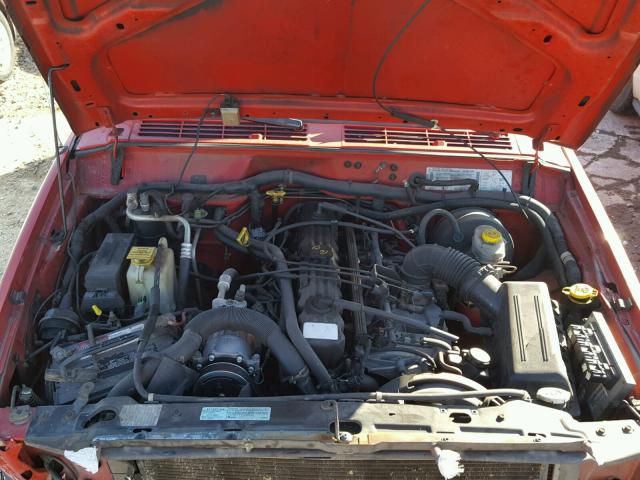 1J4FJ68S4WL244915 - 1998 JEEP CHEROKEE S RED photo 7