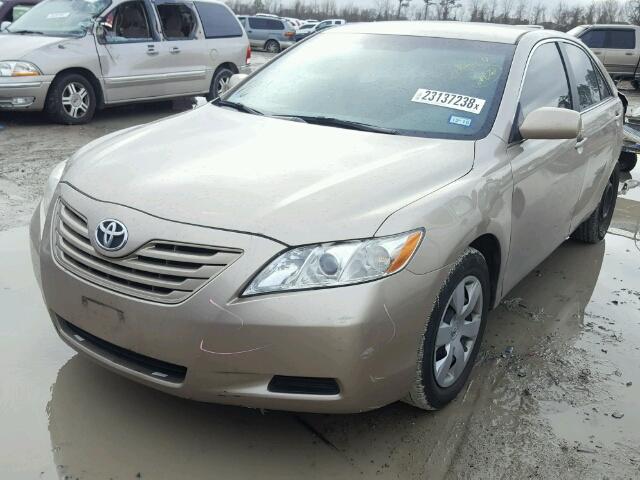 4T1BE46K69U395409 - 2009 TOYOTA CAMRY BASE GOLD photo 2