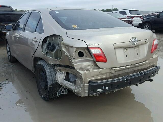 4T1BE46K69U395409 - 2009 TOYOTA CAMRY BASE GOLD photo 3