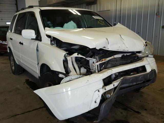 2HKYF18623H552798 - 2003 HONDA PILOT EXL WHITE photo 1