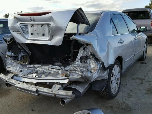 1HGCM66487A096805 - 2007 HONDA ACCORD SE SILVER photo 4