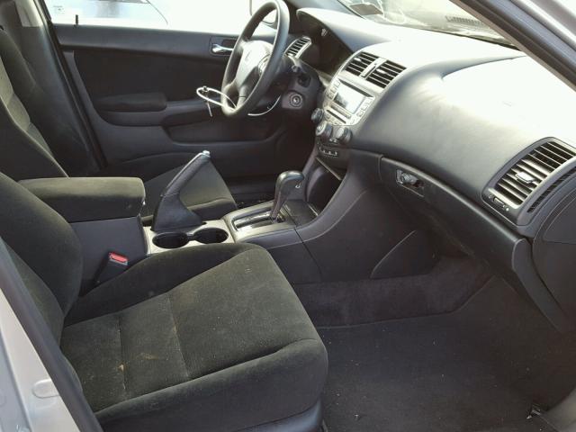 1HGCM66487A096805 - 2007 HONDA ACCORD SE SILVER photo 5