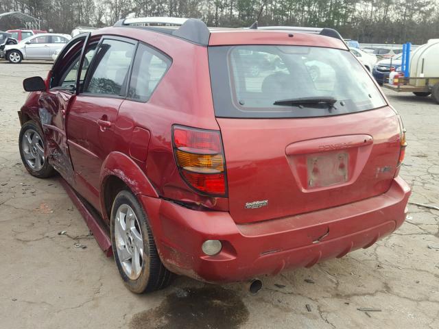 5Y2SL65866Z451729 - 2006 PONTIAC VIBE MAROON photo 3