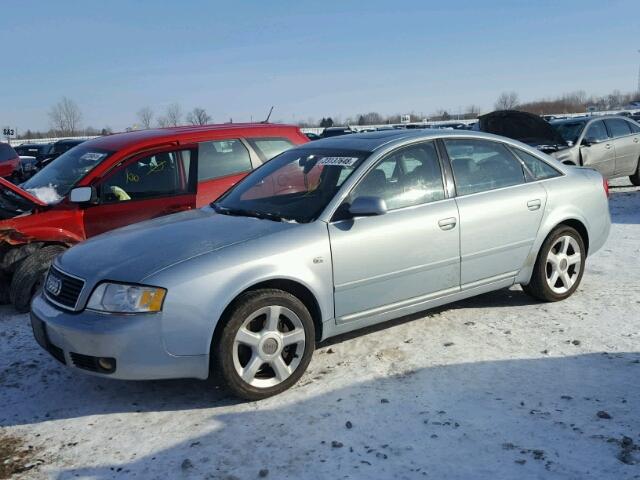 WAULD64B63N064838 - 2003 AUDI A6 2.7T QU BLUE photo 2