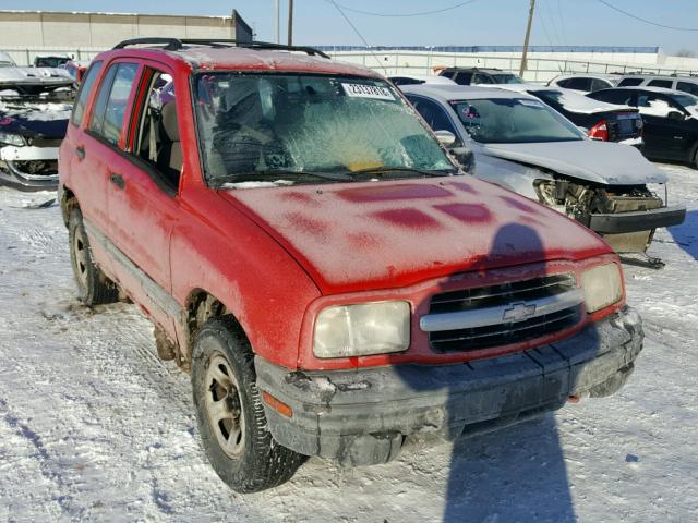 2CNBJ13C816900621 - 2001 CHEVROLET TRACKER RED photo 1