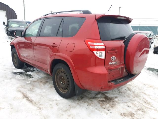 2T3RF4DV8BW088281 - 2011 TOYOTA RAV4 SPORT RED photo 3