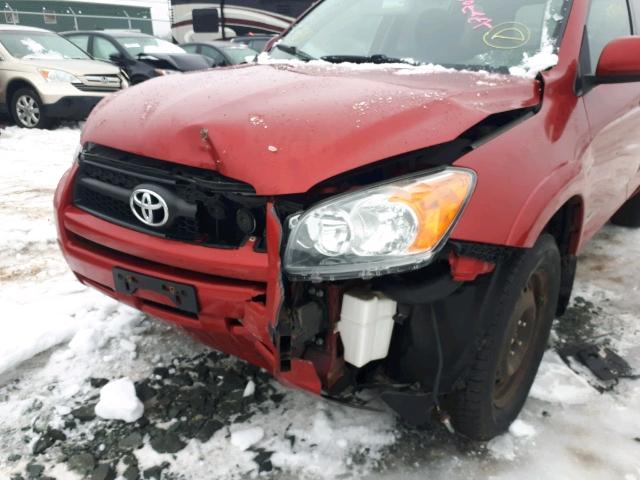 2T3RF4DV8BW088281 - 2011 TOYOTA RAV4 SPORT RED photo 9