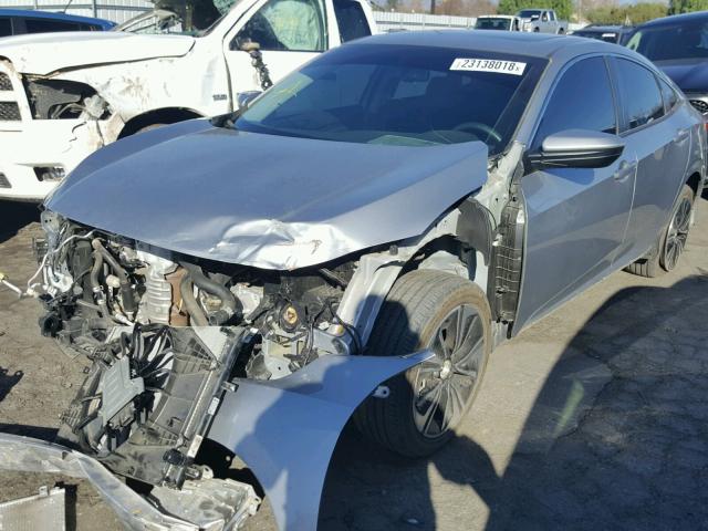 2HGFC1F76GH657968 - 2016 HONDA CIVIC EXL SILVER photo 2