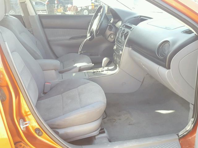 1YVFP80C645N83966 - 2004 MAZDA 6 I ORANGE photo 5