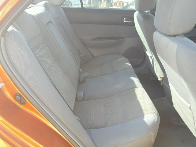 1YVFP80C645N83966 - 2004 MAZDA 6 I ORANGE photo 6