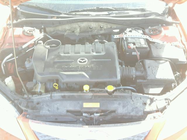 1YVFP80C645N83966 - 2004 MAZDA 6 I ORANGE photo 7