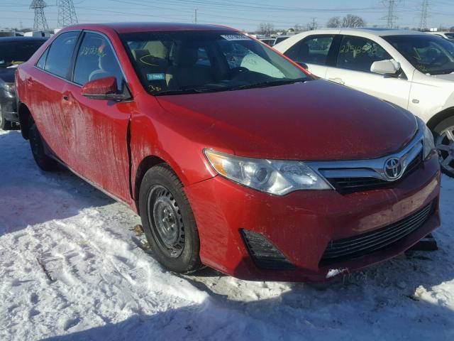 4T4BF1FK3CR201217 - 2012 TOYOTA CAMRY BASE RED photo 1