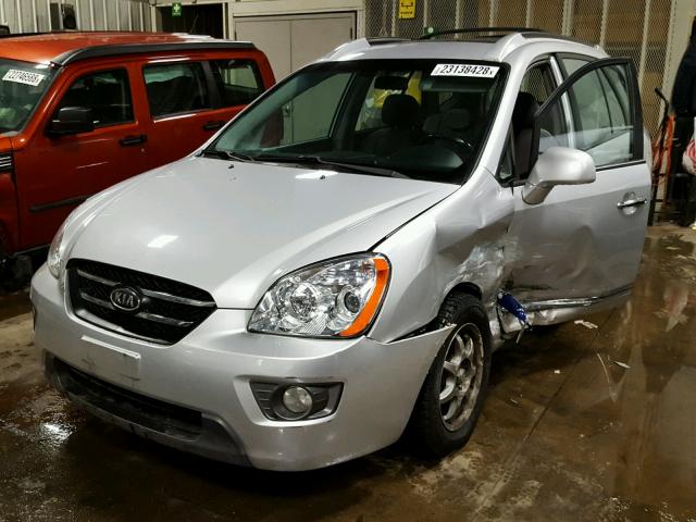 KNAFG526077069547 - 2007 KIA RONDO LX GRAY photo 2