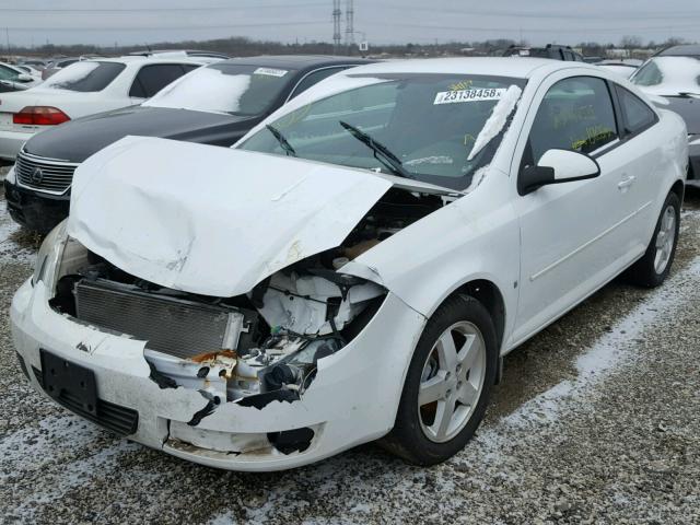 1G1AL15F267776525 - 2006 CHEVROLET COBALT LT WHITE photo 2