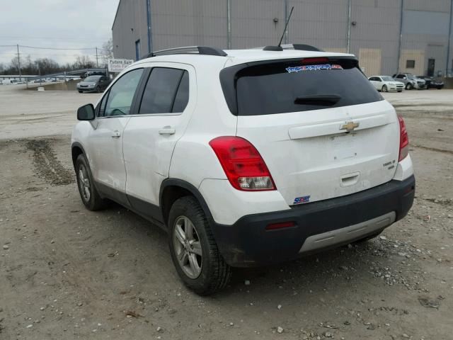 3GNCJRSBXFL199560 - 2015 CHEVROLET TRAX 1LT WHITE photo 3