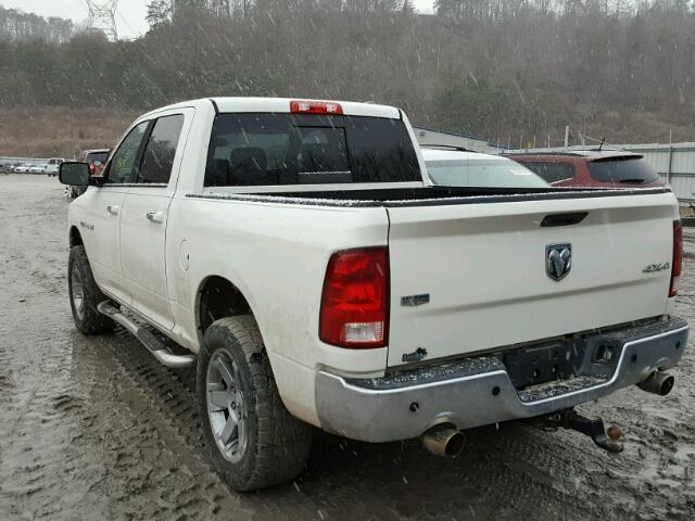 1D3HV13T69S702011 - 2009 DODGE RAM 1500 WHITE photo 3