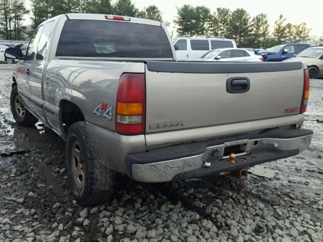 1GTEK19V2YE242226 - 2000 GMC NEW SIERRA BEIGE photo 3