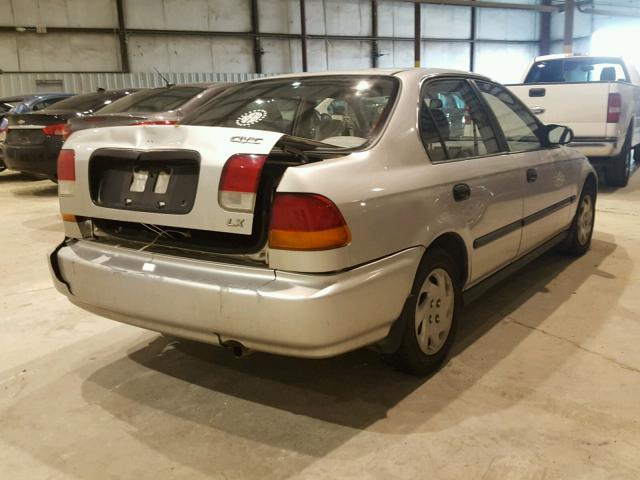 1HGEJ6672VL036483 - 1997 HONDA CIVIC LX SILVER photo 4