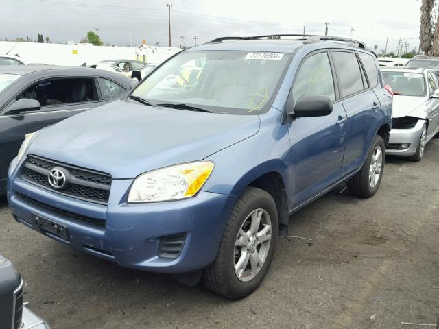 2T3ZF4DV3CW108681 - 2012 TOYOTA RAV4 BLUE photo 2