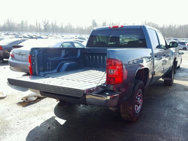 3GCPKREA4BG367934 - 2011 CHEVROLET SILVERADO BLUE photo 4