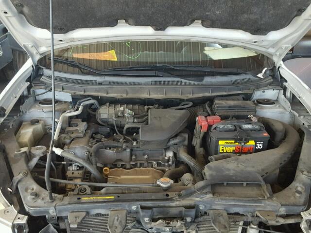 JN8AS5MT2BW572224 - 2011 NISSAN ROGUE S SILVER photo 7