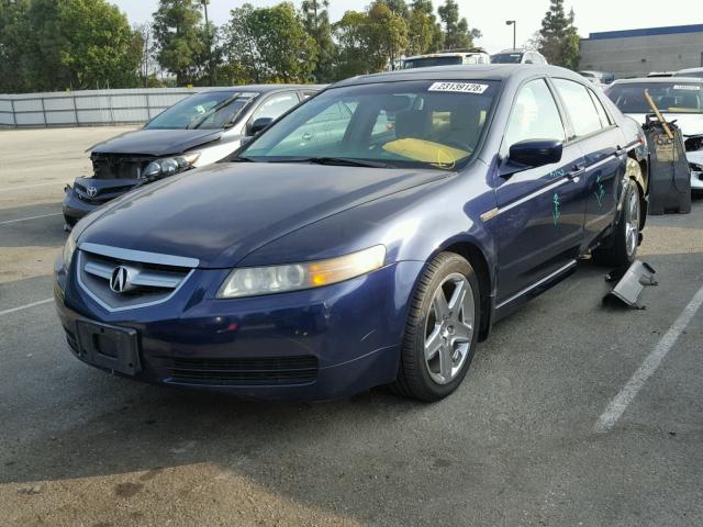 19UUA66226A062742 - 2006 ACURA 3.2TL BLUE photo 2