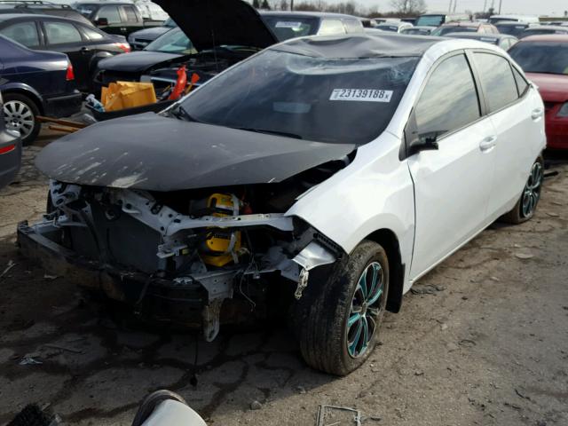 5YFBURHE6FP309987 - 2015 TOYOTA COROLLA L WHITE photo 2