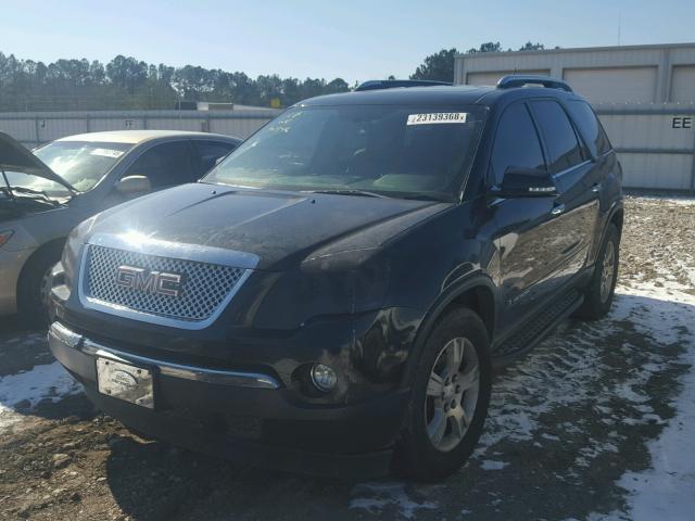 1GKER23708J286975 - 2008 GMC ACADIA SLT BLACK photo 2