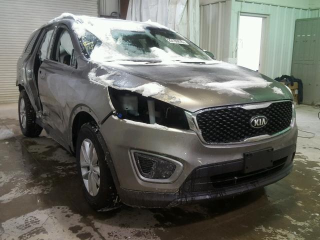 5XYPG4A34HG294552 - 2017 KIA SORENTO LX GRAY photo 1