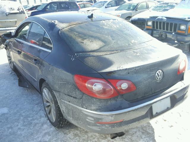 WVWML73C49E514568 - 2009 VOLKSWAGEN CC SPORT BLACK photo 3