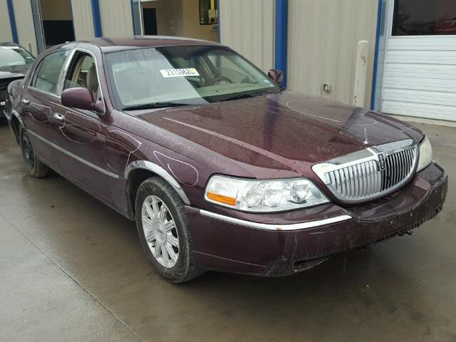 2LNHM82V39X614243 - 2009 LINCOLN TOWN CAR S RED photo 1